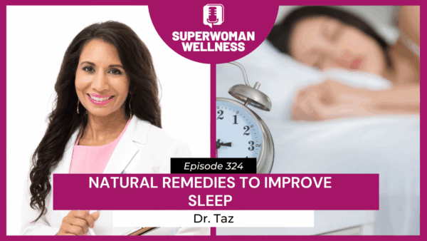 Image depicting natural remedies for better sleep, featured in Episode 324 of the podcast.