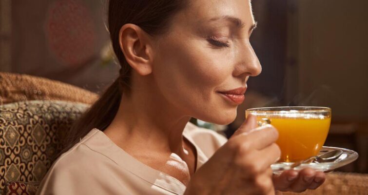 benefits of orange peel tea