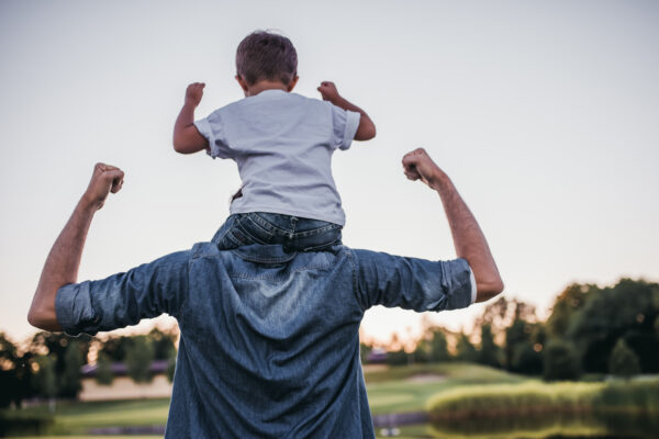 father and son biohacking fatherhood and fitness