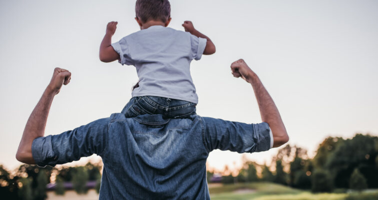 father and son biohacking fatherhood and fitness