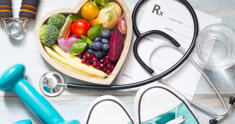 A stethoscope resting on a table, symbolizing health and medical discussions about cholesterol-lowering diets.