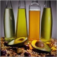 Different types of healthy oils