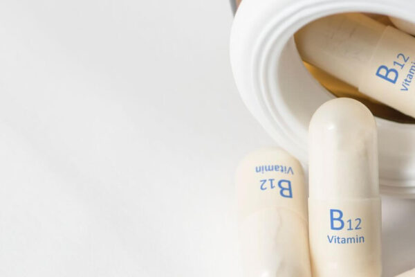 White container with pills and a label, related to Vitamin B12 detox myths and facts.