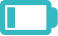 Battery icon showing low charge