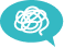 Speech bubble with a tangled line, symbolizing confusion.