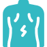Back pain symbol