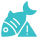 Fish warning symbol