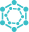 A hexagonal molecular structure with six outer nodes and six inner nodes.